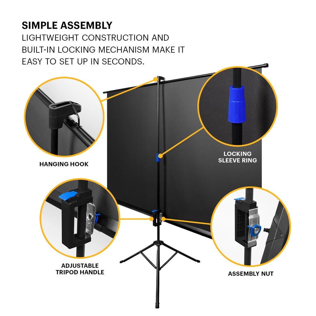 Tripod Projection Screen application image